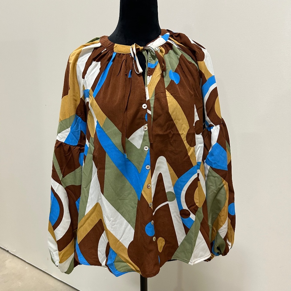 Anthropologie brand August Sky blouse Sizes S-L